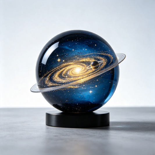 Galaxy Crystal Sphere Ornament