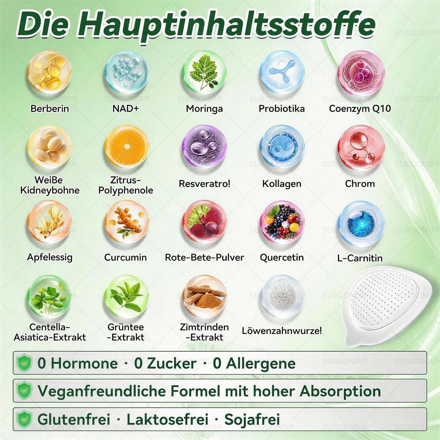 𝗢ffizieller Shop |  𝖲𝗎𝗋𝗀𝗈ᴎ𝗂𝗑® 🍁 𝗠𝗼𝗿𝗶𝗻𝗴a · 𝗕erberin ＆ NAD＋10-IN-1 𝗙ortschrittliches 𝗡ano-Mikronadel-𝑷𝒇𝒍𝒂𝒔𝒕𝒆𝒓 (1x täglich, sichtbare Veränderungen in 7 Tagen) Für Adipositas, Herz-Kreislauf-Gesundheit, Diabetes, Schlafapnoe, Gelenkprobleme u.v.m ✨