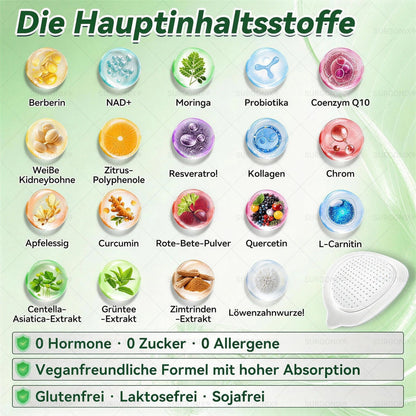 𝗢ffizieller Shop | 🇩🇪𝖲𝗎𝗋𝗀𝗈ᴎ𝗂𝗑® 𝗠𝗼𝗿𝗶𝗻𝗴a · 𝗕erberin ＆ NAD＋10-IN-1 𝗙ortschrittliches 𝗡ano-Mikronadel-𝑷𝒇𝒍𝒂𝒔𝒕𝒆𝒓 (1x täglich, sichtbare Veränderungen in 7 Tagen) 👨‍⚕️ Für Adipositas, Herz-Kreislauf-Gesundheit, Diabetes, Schlafapnoe, Gelenkprobleme u.v.m