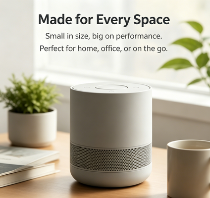 Minimalist Compact Premium Sound Bluetooth Speaker