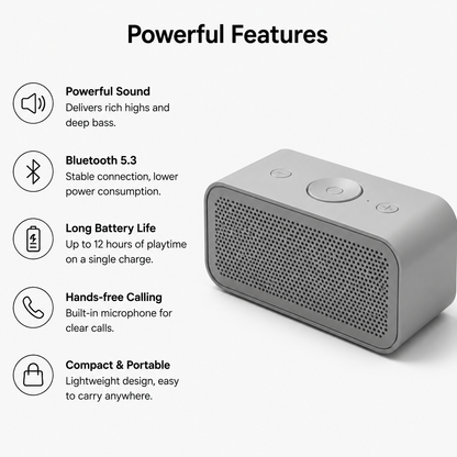 Small Size Big Sound Bluetooth Speaker