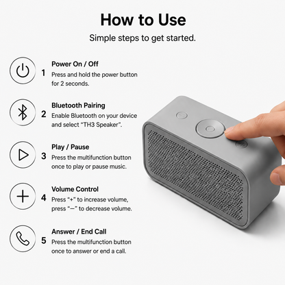 Small Size Big Sound Bluetooth Speaker