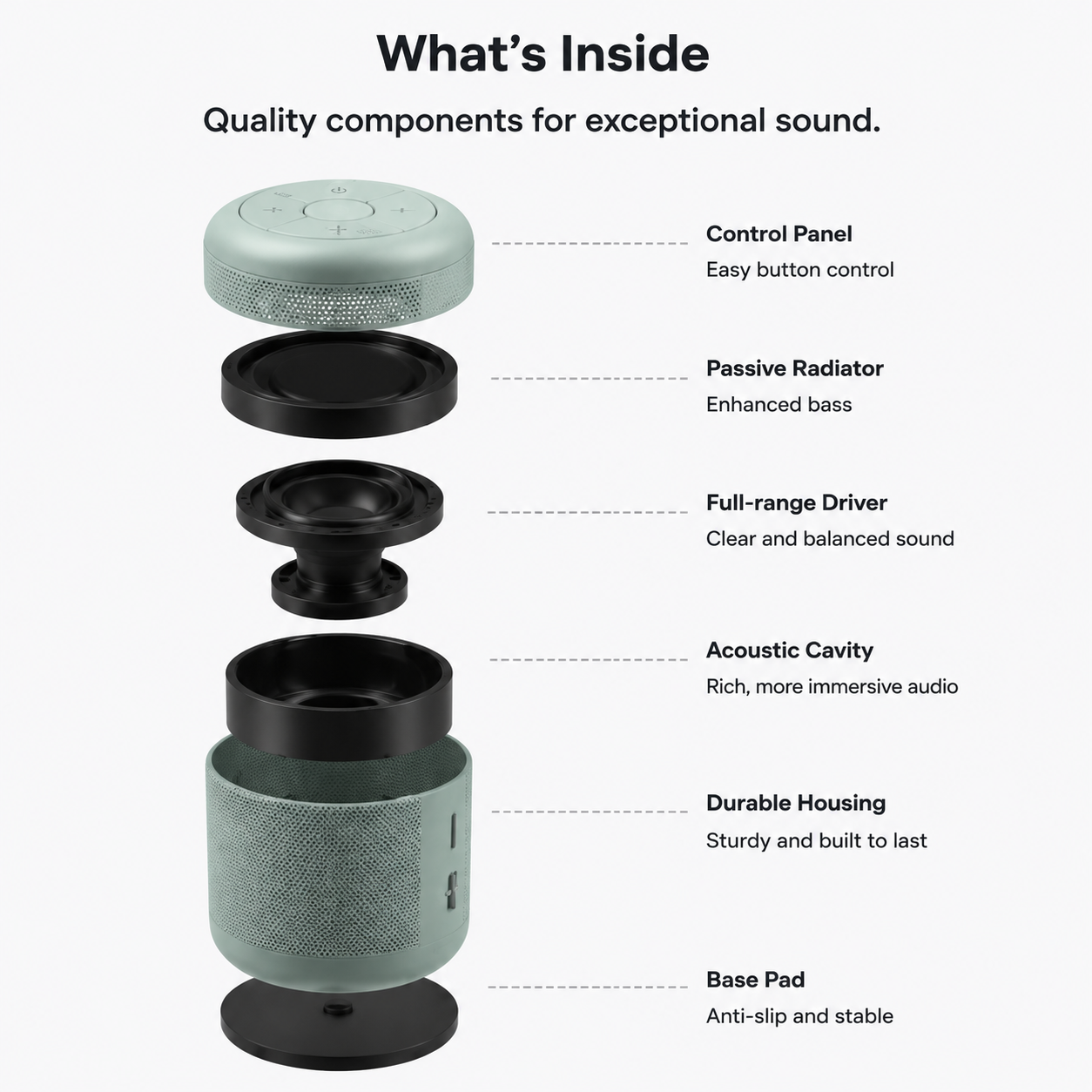 Small Size Big Sound Pastel Bluetooth Speaker