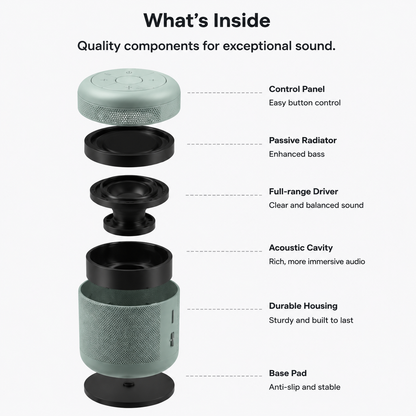 Small Size Big Sound Pastel Bluetooth Speaker