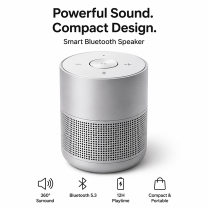 Premium Metal Smart Bluetooth Speaker