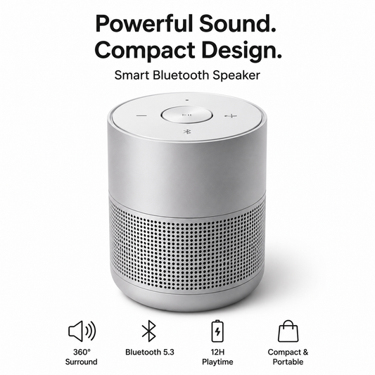 Premium Metal Smart Bluetooth Speaker