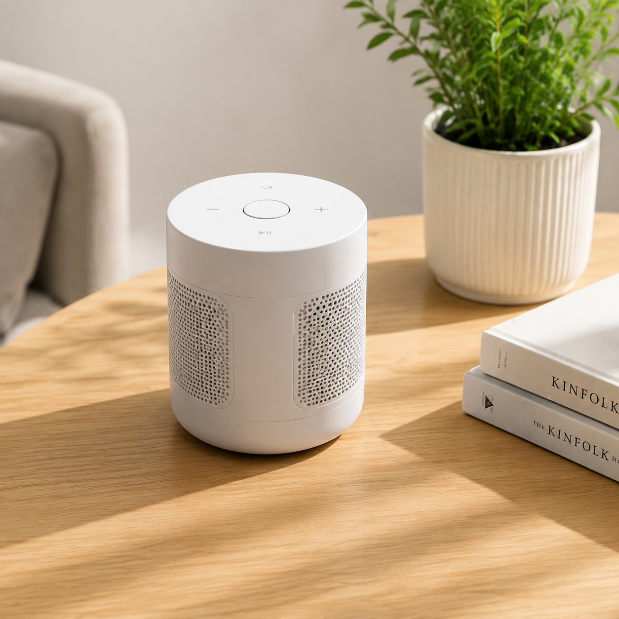Minimalist Round Bluetooth Speaker