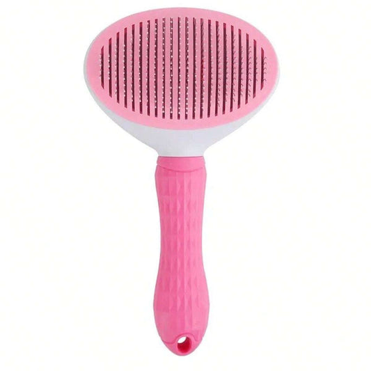 Cat Grooming Tools Cat Grooming Comb Pet Hair Removal Comb Non-Slip Stainless Steel Pet Comb